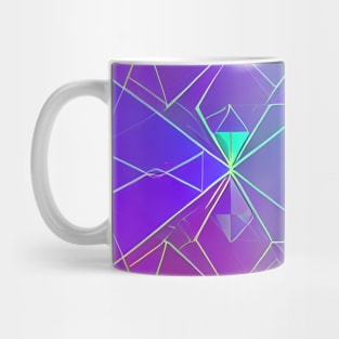 Neon Line Geometric Mug